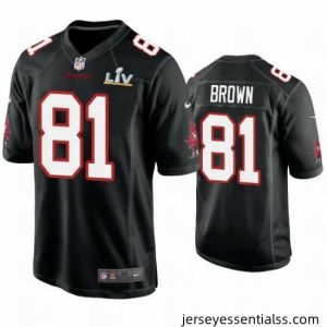 Antonio Brown Buccaneers Black Super Bowl Lv Game Fashion Jersey