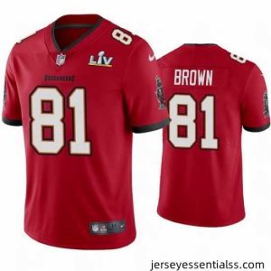 Antonio Brown Buccaneers Red Super Bowl Lv Vapor Limited Jersey
