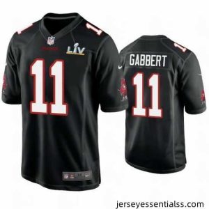 Blaine Gabbert Buccaneers Black Super Bowl Lv Game Fashion Jersey