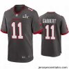 Blaine Gabbert Buccaneers Pewter Super Bowl Lv Game Jersey