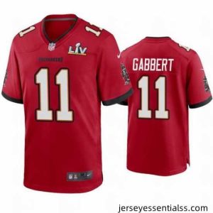 Blaine Gabbert Buccaneers Red Super Bowl Lv Game Jersey