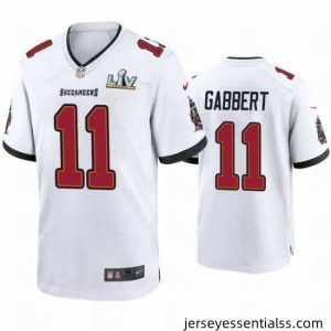 Blaine Gabbert Buccaneers White Super Bowl Lv Game Jersey