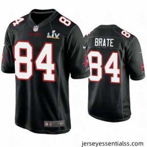 Cameron Brate Buccaneers Black Super Bowl Lv Game Fashion Jersey