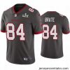 Cameron Brate Buccaneers Pewter Super Bowl Lv Vapor Limited Jersey