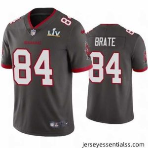 Cameron Brate Buccaneers Pewter Super Bowl Lv Vapor Limited Jersey