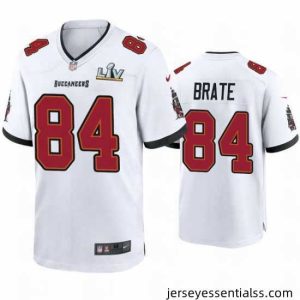Cameron Brate Buccaneers White Super Bowl Lv Game Jersey