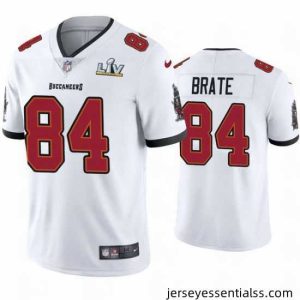 Cameron Brate Buccaneers White Super Bowl Lv Vapor Limited Jersey