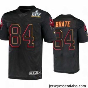 Cameron Brate Tampa Bay Buccaneers Black Super Bowl Lv Jersey