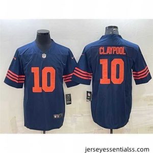 Chicago Bears 10 Chase Claypool Navy Color Rush Limited Stitched Football Jersey