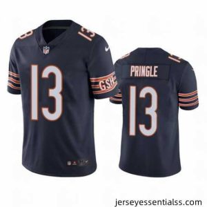Chicago Bears 13 Byron Pringle Navy Vapor Untouchable Limited Stitched Football Jersey