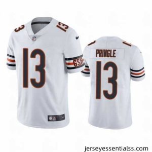 Chicago Bears 13 Byron Pringle White Vapor Untouchable Limited Stitched Football Jersey