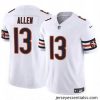 Chicago Bears 13 Keenan Allen White 2023 F.U.S.E  Vapor Stitched Football Jersey