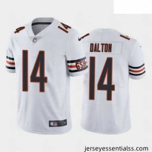 Chicago Bears 14 Andy Dalton White Vapor untouchable Limited Stitched Jersey