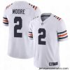 Chicago Bears 2 DJ Moore White Vapor Limited Stitched NFL Jersey