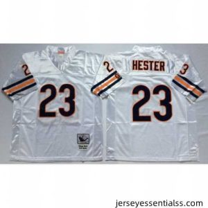 Chicago Bears 23 Devin Hester White M&N Throwback Jersey