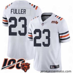 Chicago Bears 23 Kyle Fuller White 100th Season Limited Football Jersey
