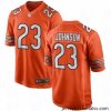 Chicago Bears 23 Roschon Johnson Orange Stitched Game Jersey