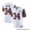 Chicago Bears 34 Walter Payton White Navy 2023 F.U.S.E  Throwback Limited Stitched Football Jersey