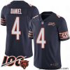 Chicago Bears 4 Chase Daniel Navy Blue Team Color 100th Season Limited Football Jersey