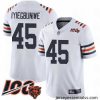 Chicago Bears 45 Joel Iyiegbuniwe White 100th Season Limited Football Jersey
