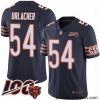 Chicago Bears 54 Brian Urlacher Navy Blue Team Color 100th Season Limited Football Jersey