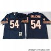Chicago Bears 54 Brian Urlacher Navy M&N 1985 Throwback Jersey