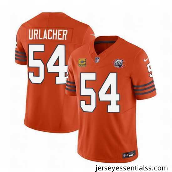 Men-Chicago-Bears-54-Brian-Urlacher-Orange-2023-F-U-S-E-With-4-Star-C-Patch-Throwback-Limited-Stitched-Football-Jersey-860747_21768_550X550