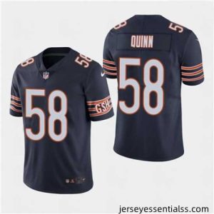 Chicago Bears  58 Robert Quinn Vapor Untouchable Limited Navy Jersey