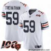 Chicago Bears 59 Danny Trevathan White 100th Season Limited Football Jersey