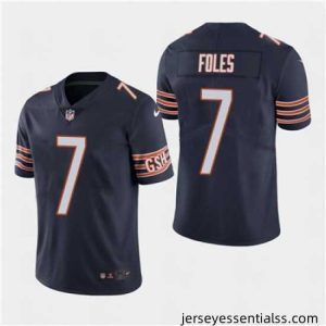 Chicago Bears  7 Nick Foles Vapor Untouchable Limited Navy Jersey