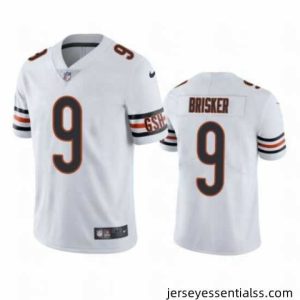 Chicago Bears 9 Jaquan Brisker White Vapor untouchable Limited Stitched Jersey