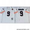 Chicago Bears 9 Jim McMahon White M&N Throwback Jersey