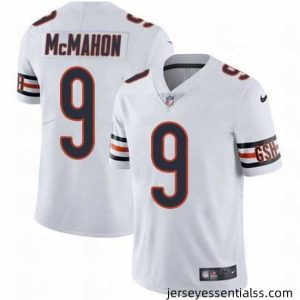 Chicago Bears 9 Jim McMahon White Vapor Untouchable Limited Stitched Jersey