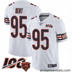 Chicago Bears 95 Richard Dent White Vapor Untouchable Limited Player 100th Season Football Jersey
