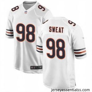 Chicago Bears 98 Montez Sweat White Stitched Game Football Jersey