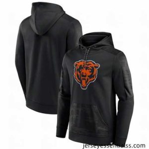 Chicago Bears Black On The Ball Pullover Hoodie