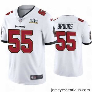 Derrick Brooks Buccaneers White Super Bowl Lv Vapor Limited Jersey