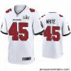 Devin White Buccaneers White Super Bowl Lv Game Jersey