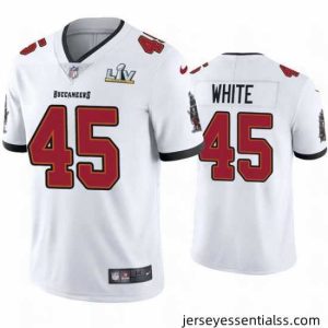 Devin White Buccaneers White Super Bowl Lv Vapor Limited Jersey