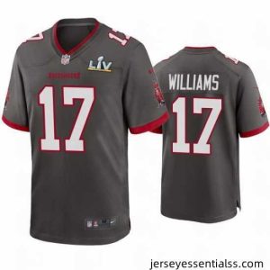 Doug Williams Buccaneers Pewter Super Bowl Lv Game Jersey