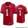 Greg Joseph Buccaneers Red Super Bowl Lv Game Jersey