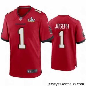 Greg Joseph Buccaneers Red Super Bowl Lv Game Jersey