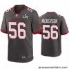 Hardy Nickerson Buccaneers Pewter Super Bowl Lv Game Jersey