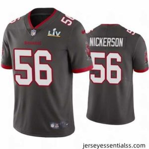 Hardy Nickerson Buccaneers Pewter Super Bowl Lv Vapor Limited Jersey
