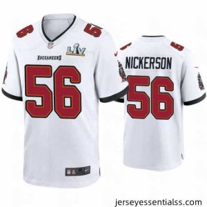 Hardy Nickerson Buccaneers White Super Bowl Lv Game Jersey