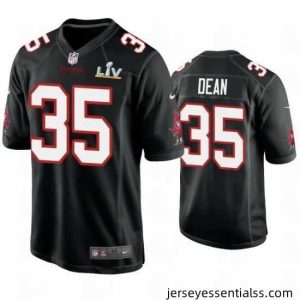 Jamel Dean Buccaneers Black Super Bowl Lv Game Fashion Jersey