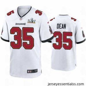 Jamel Dean Buccaneers White Super Bowl Lv Game Jersey