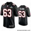 Lee Roy Selmon Buccaneers Black Super Bowl Lv Game Fashion Jersey