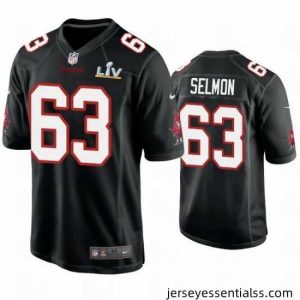 Lee Roy Selmon Buccaneers Black Super Bowl Lv Game Fashion Jersey