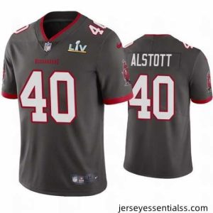 Mike Alstott Buccaneers Pewter Super Bowl Lv Vapor Limited Jersey